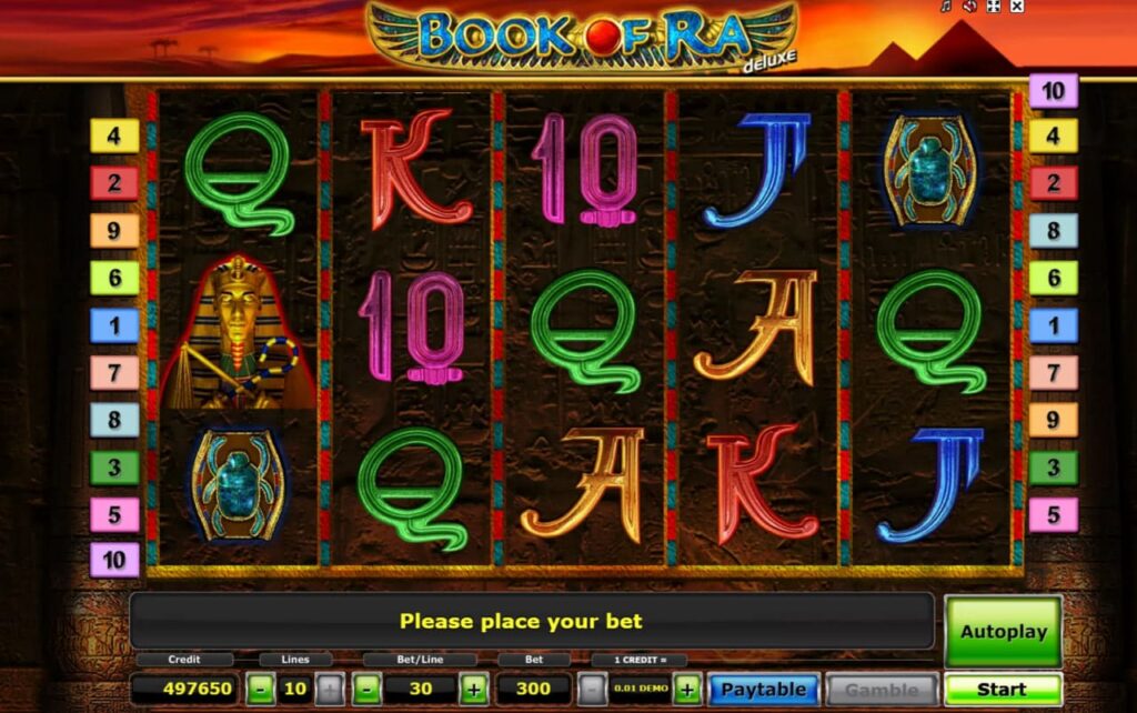 Book of Ra Deluxe игра онлайн